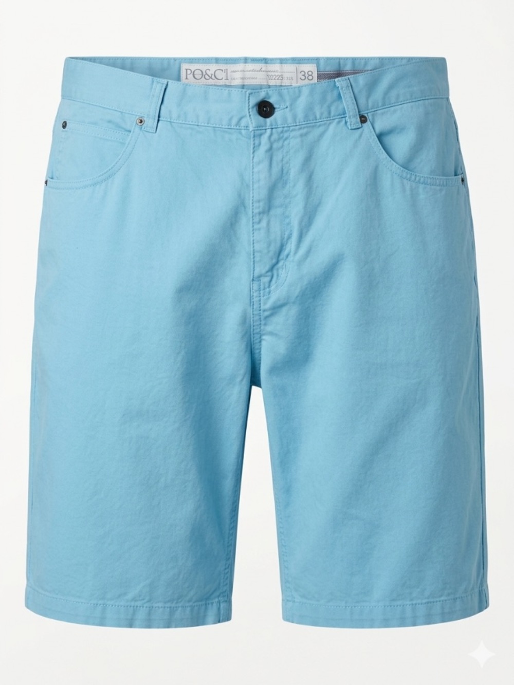 PD&C Blue Men’s Cotton Casual Khaki Classic Beach Vacation Cruise Shorts size 38